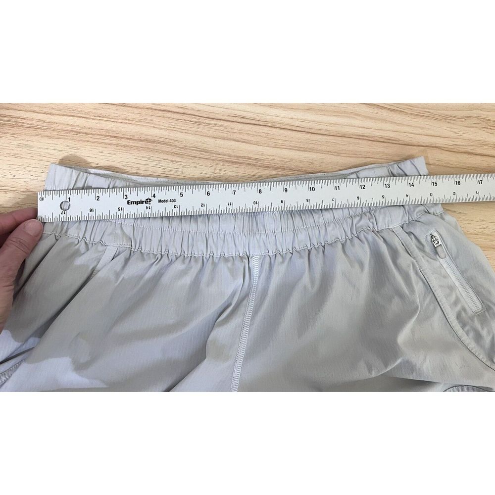 Lululemon Tracker Short 4” Light Gray Size 12 - Picture 7 of 10